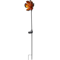 LED-solcellelampe Melilla, blomst