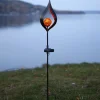 LED-solcellelampe Melilla, spids