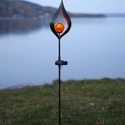 LED-solcellelampe Melilla, spids