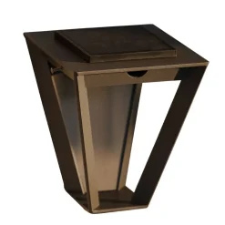 LED-solcellelampe Metro med sensor, grå