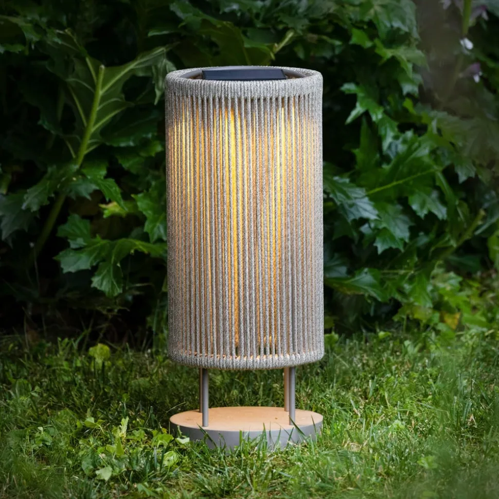 LED-solcellelampe Rop&Strip Højde 58 cm, 3.000 K, 500 lm