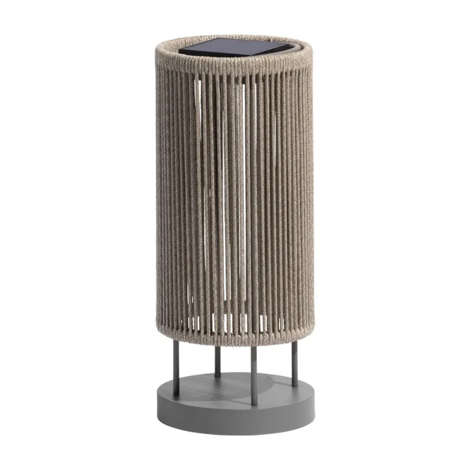 LED-solcellelampe Rop&Strip Højde 58 cm, 3.000 K, 500 lm