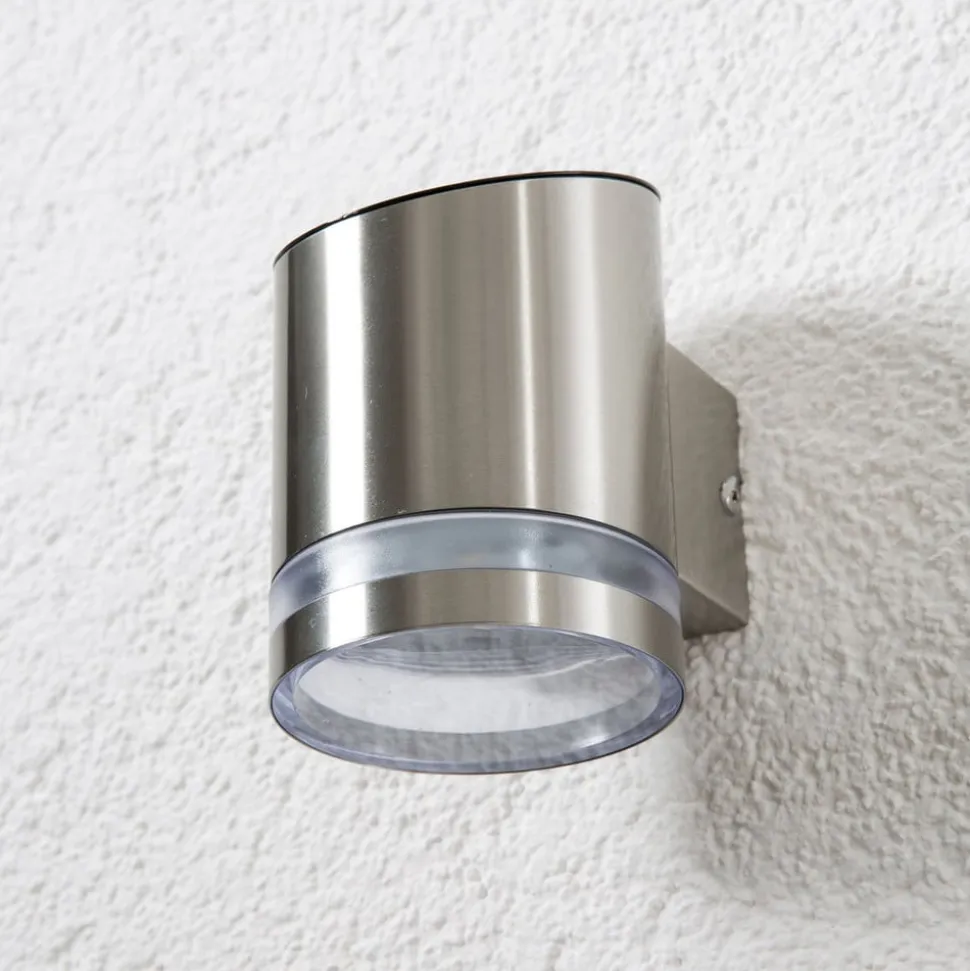 LED-solcellelampe Salma til anbringelse på muren