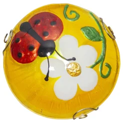 LED-solcellelampe Salona, gul/grøn