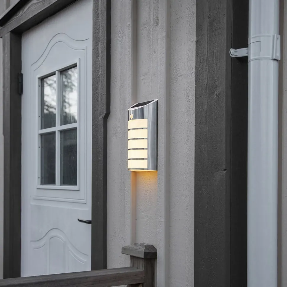 LED-solcellelampe Wally med bevægelsessensor