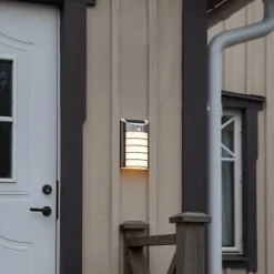 LED-solcellelampe Wally med bevægelsessensor