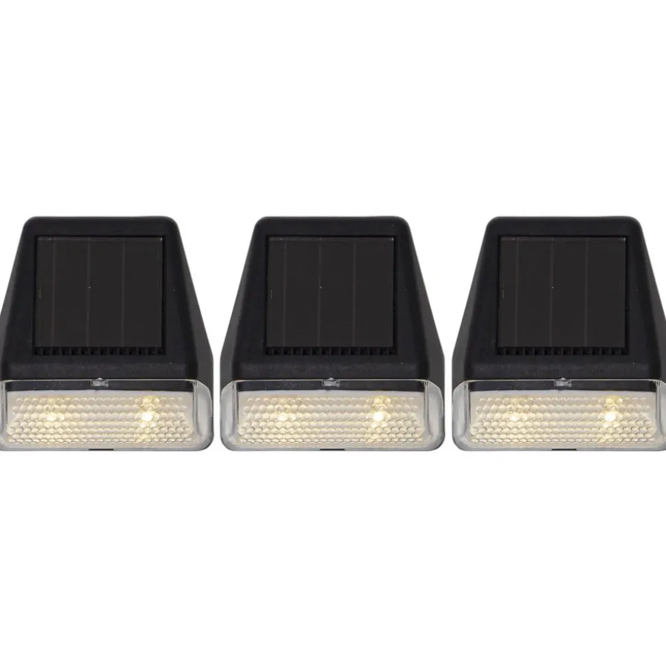LED-solcellelampe Wally Mini i sæt med 3 stk.