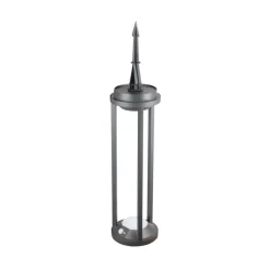LED-solcellepullerter Pilastro, sensor, jordspyd