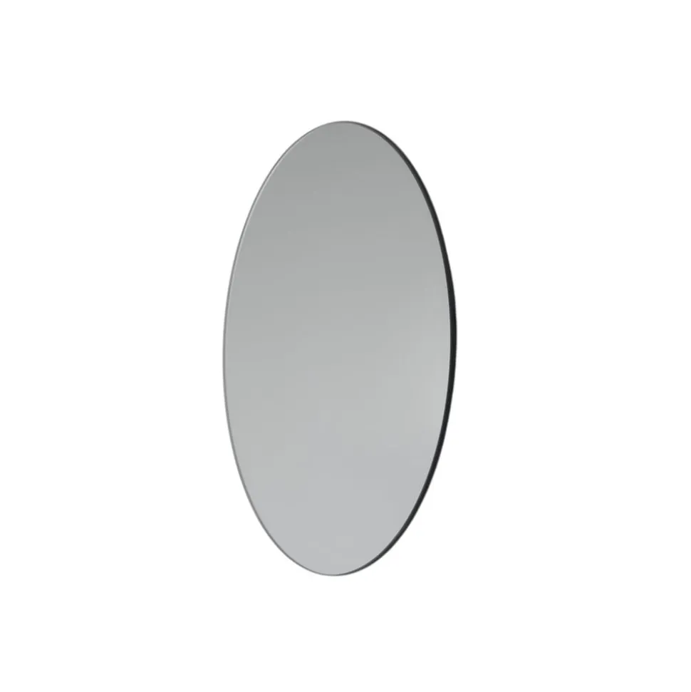 LED-spejl Ring M, Ø 29 cm, glas, varmhvid