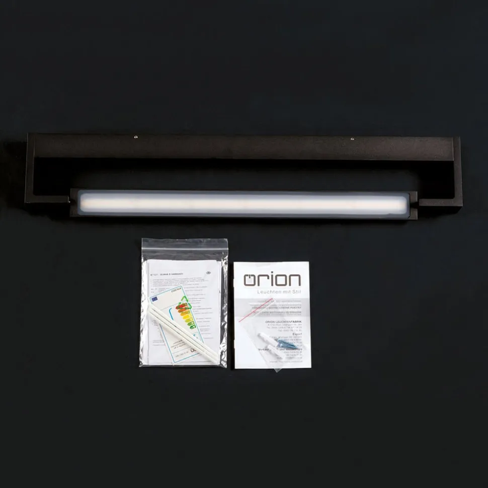 LED-spejlbelysning Marilyn i sort, bredde 60 cm