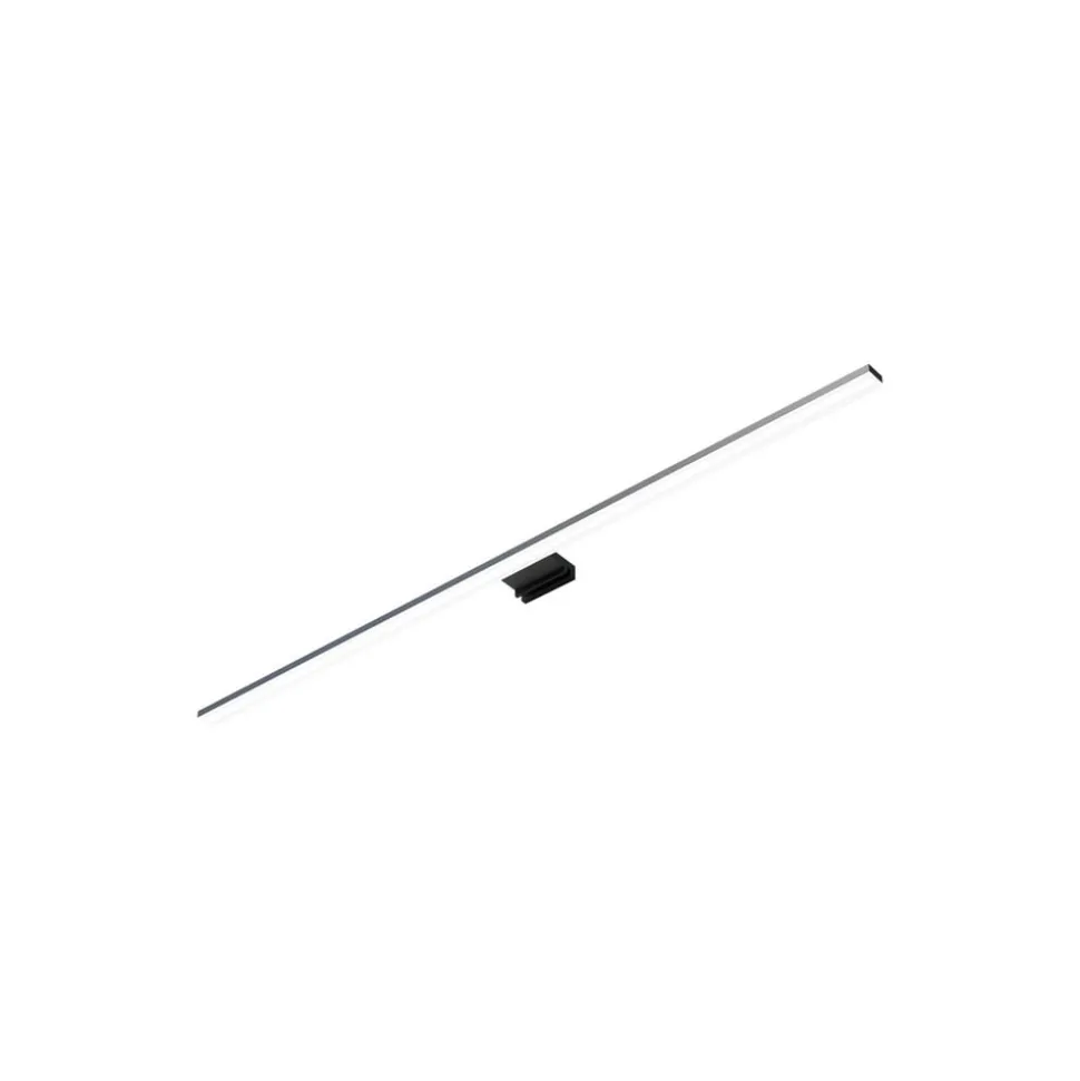 LED-spejlbelysning Triga IP44 sort 80 cm, 3.000K