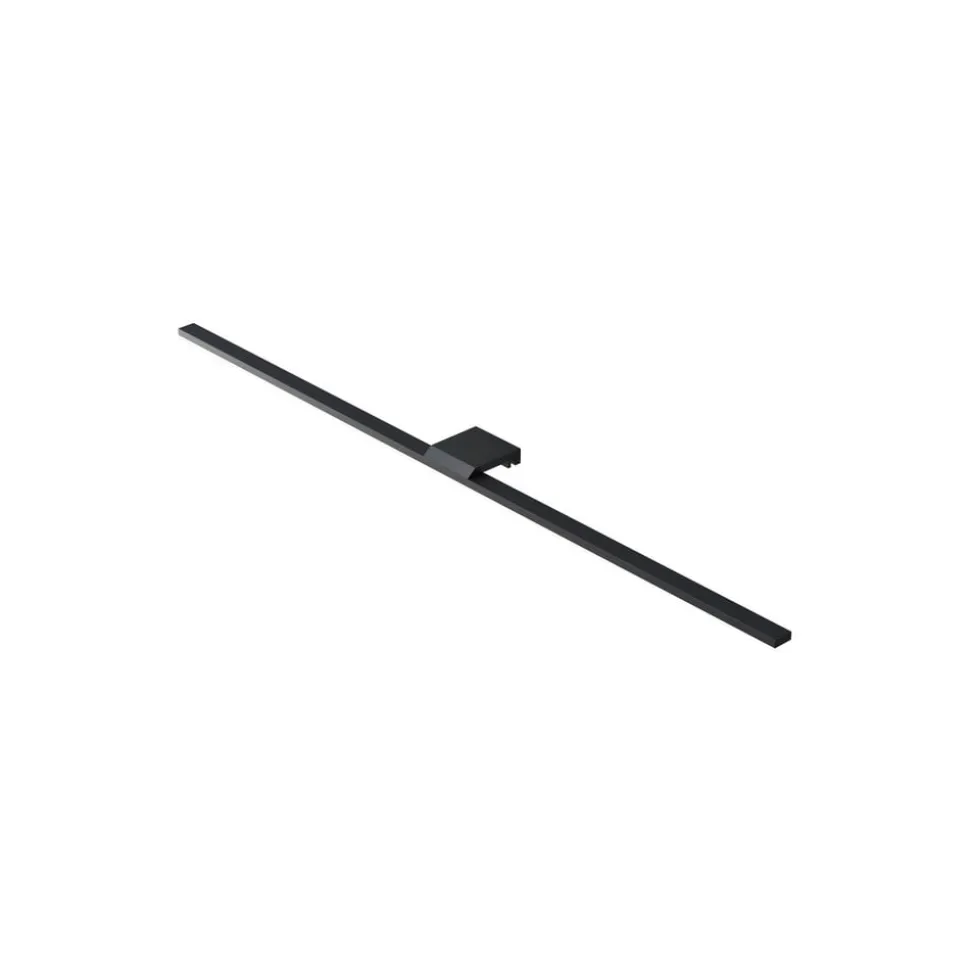 LED-spejlbelysning Triga IP44 sort 80 cm, 3.000K