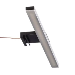 LED-spejlbelysning Triga IP44 sort 40 cm, 3.000K
