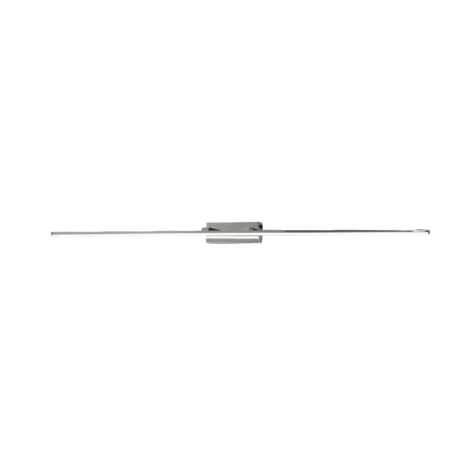 LED-spejllampe Nala, forkromet, bredde 110 cm, metal