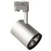 LED-spot Marco til 3-fase skinne sølv 4.000K