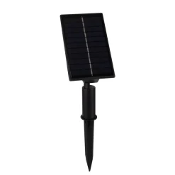 LED-spot med jordspyd NOMI, sort, 6 stk. sæt, IP44
