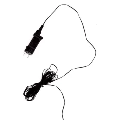 LED-stjerne, ude, med jordspyd, Ø 55 cm, gul