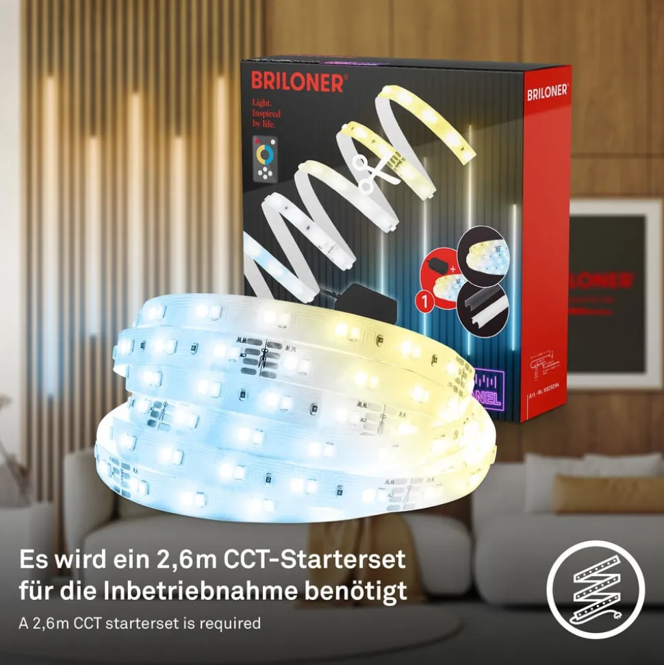 LED-strip Pimp your panel, startsæt, CCT, længde 2,6 m