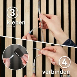 LED-strip Pimp your panel, startsæt, RGBW, længde 2,6 m