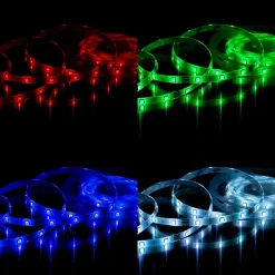 LED-stripe med RGB, WiFi, 500 cm m. fjernbetjening