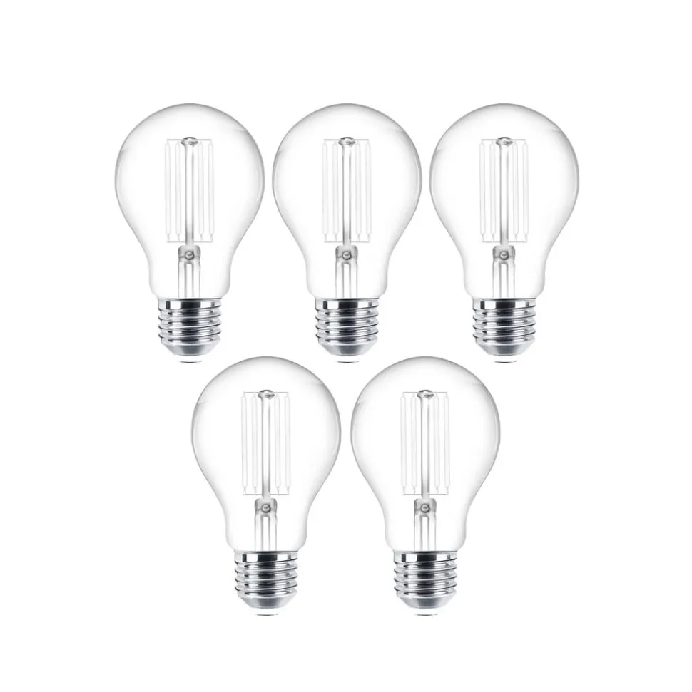 LED-trådpære E27 sæt med 5 stk. 4W 470 lm klar 2.700K