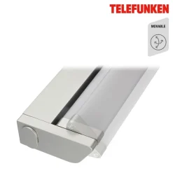 LED-underskabsbelysning Hestia, 4.000K, 1.000lm, titanium