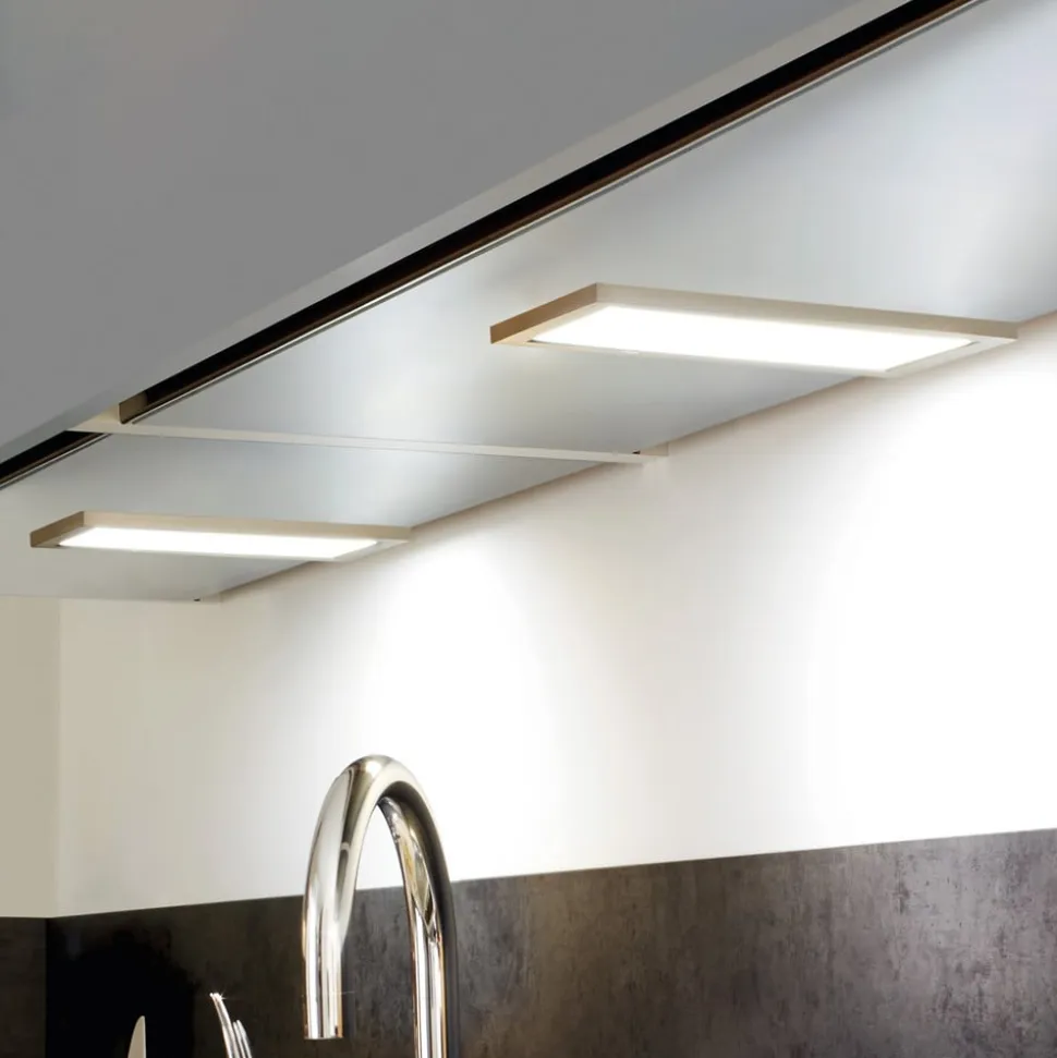 LED-underskabsbelysning Sky Dæmper 2 stk. 4.000K stål