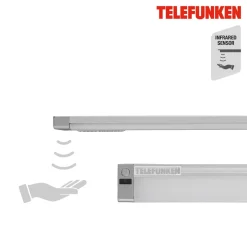 LED-underskabslampe Zeus, længde 57 cm