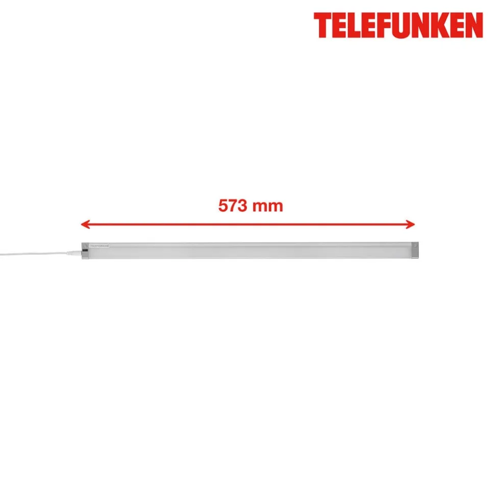 LED-underskabslampe Zeus, længde 57 cm