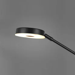 LED-uplight Barrie med læselampe, sort mat
