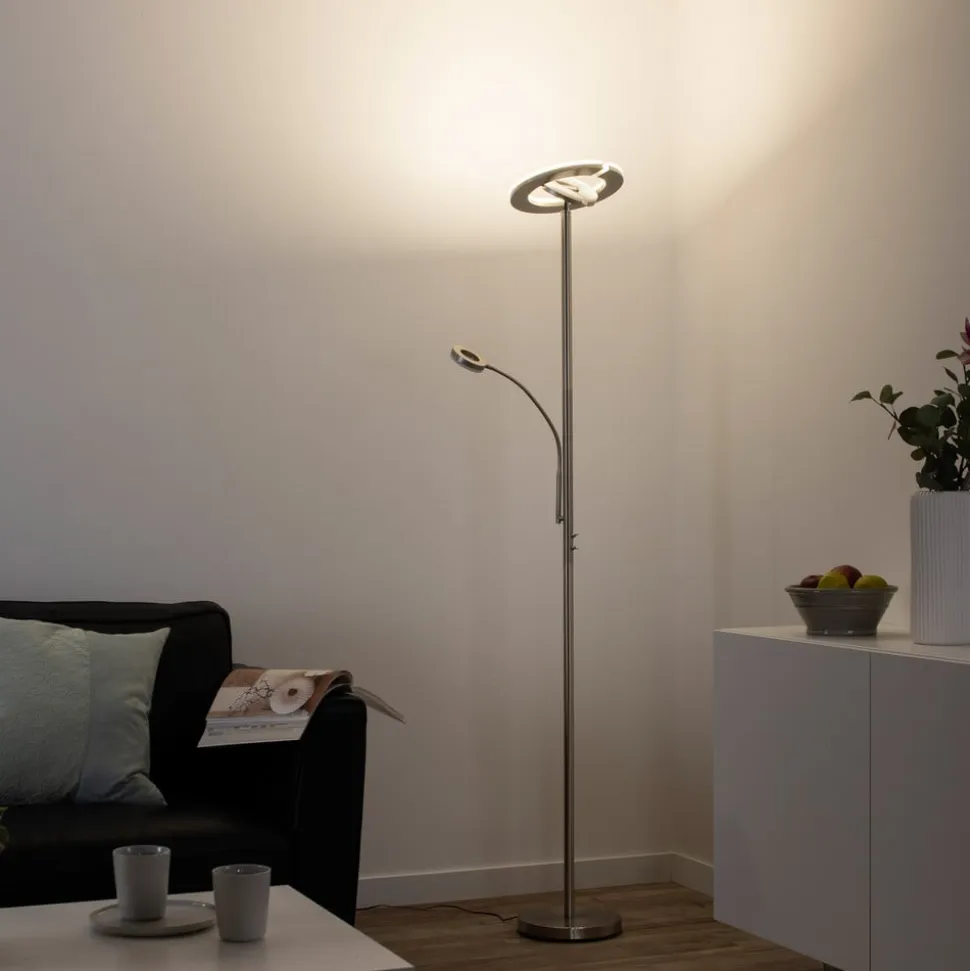 LED-uplight LOLAsmart Rocco med læselampe