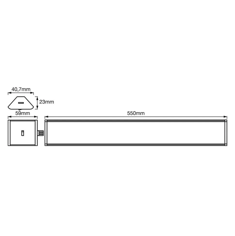 LEDVANCE Cabinet Corner LED-lampe til underskabe 55 cm