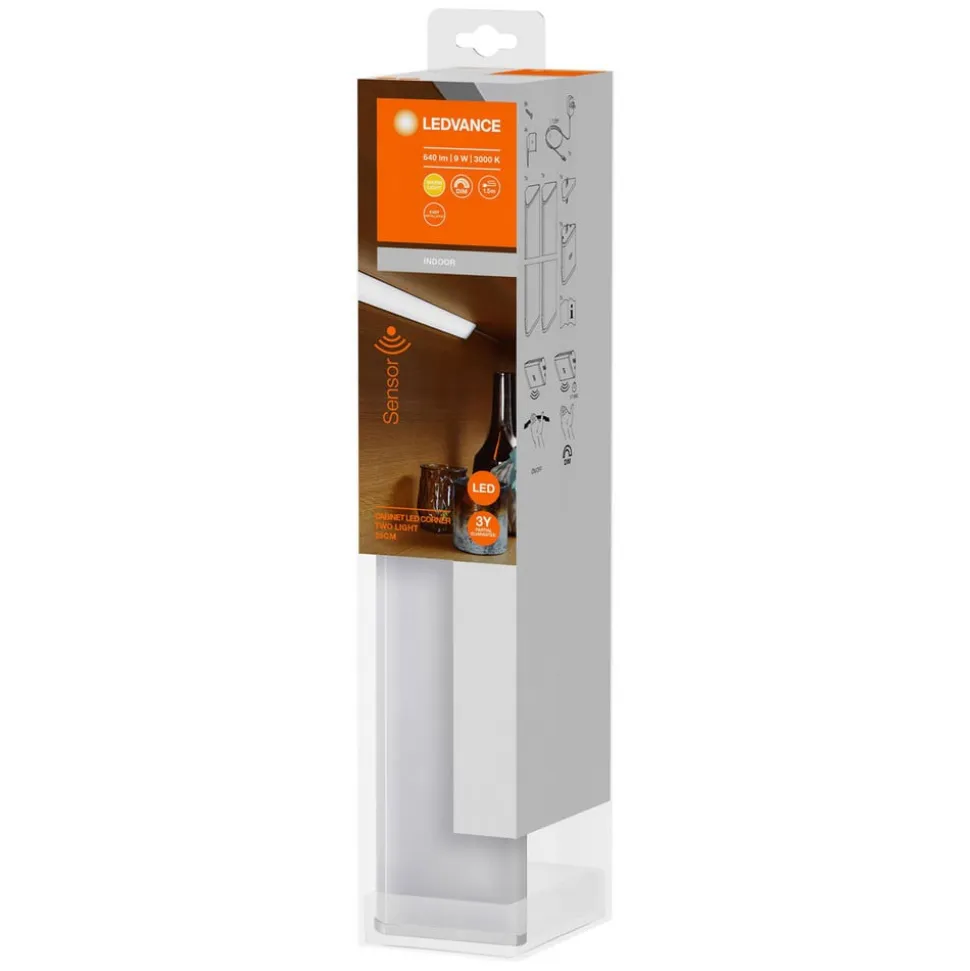LEDVANCE Cabinet Corner underskabslampe 35cm 2 enheder