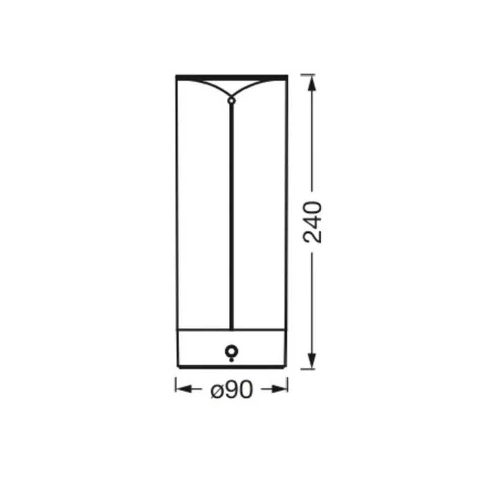 Ledvance Decor Filament LED-bordlampe batteri 24cm