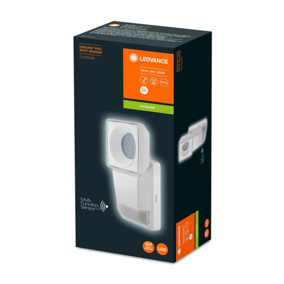 LEDVANCE Endura Pro Spot sensor LED-spot 8W hvidt