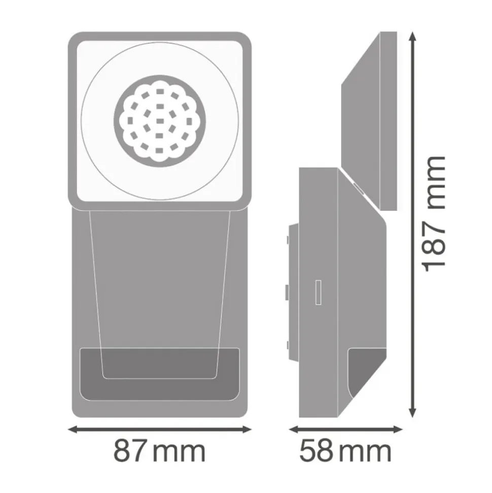 LEDVANCE Endura Pro Spot sensor LED-spot 8W hvidt