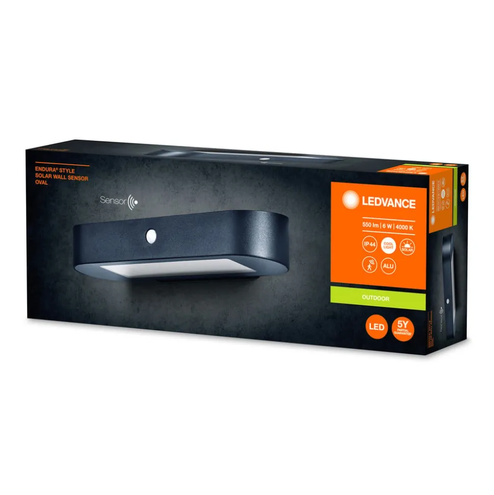 LEDVANCE Endura Style Solar Oval væglampe 4000 K