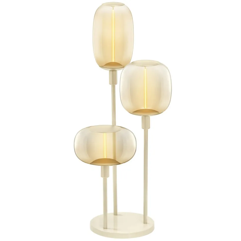 LEDVANCE gulvlampe Decor Stick 3-lys. Højde 78 cm, beige