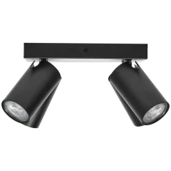 LEDVANCE LED-spot Octagon dæmpbar, 4-lys firkantet sort