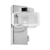 LEDVANCE LED-væglampe Orbis Flame, 1 lyskilde, krom, IP44