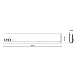 LEDVANCE LinearLED Mobile 200 LED-møbellampe