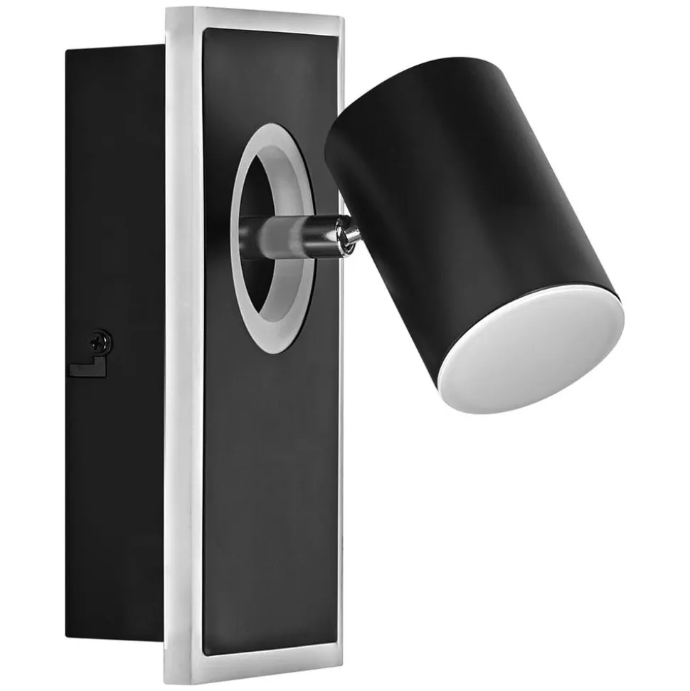 LEDVANCE Mars LED-vægspot, 2-lys, 1 spot, sort