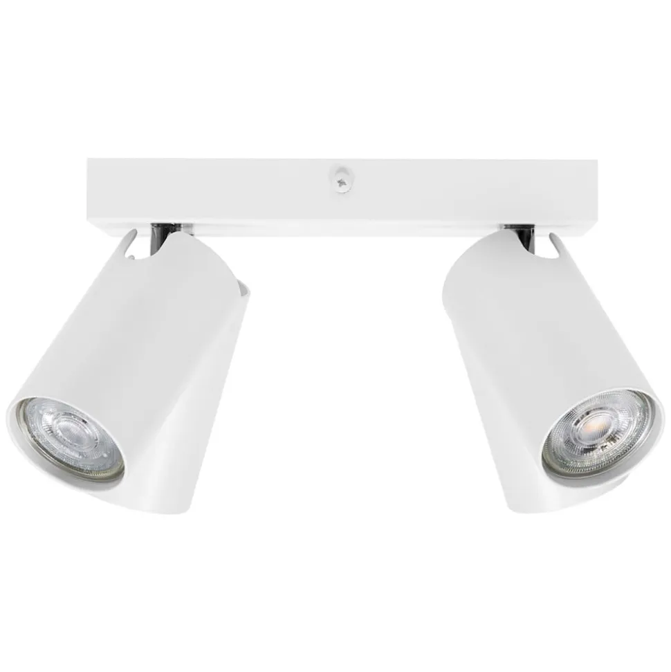 LEDVANCE Octagon LED-spot, dæmpbar, 4-lys, firkantet, hvid