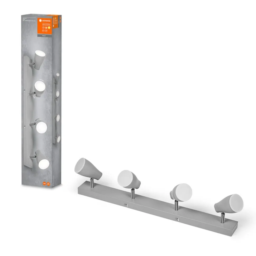 LEDVANCE Pear LED-spot GU10 4 lk grå