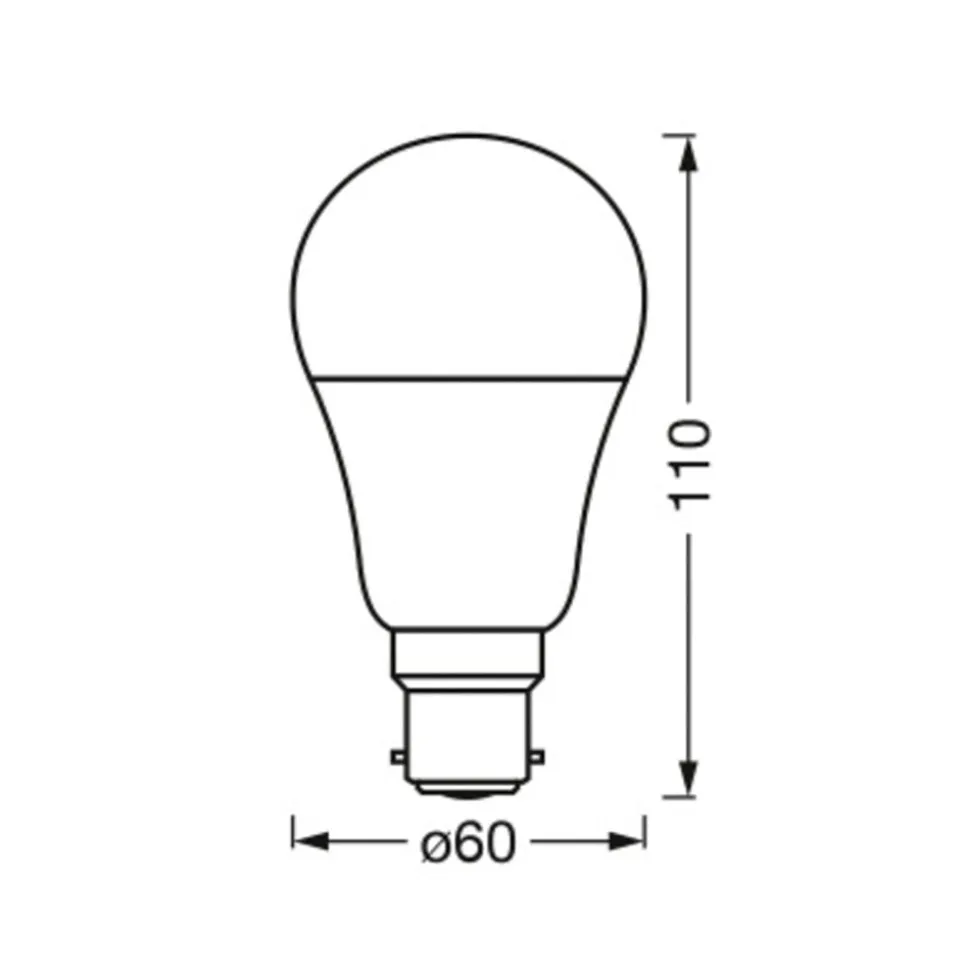 LEDVANCE SMART+ WiFi B22d 9W Classic 2,700-6,500K