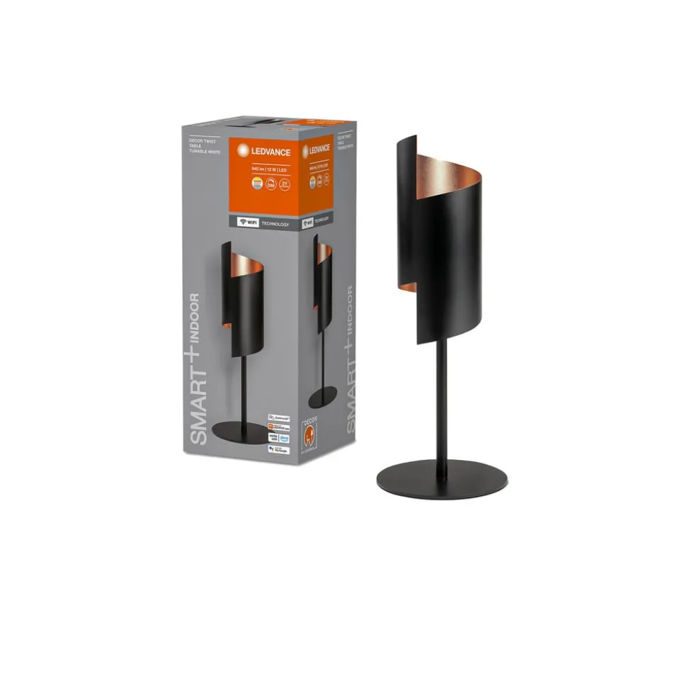 LEDVANCE SMART+ WiFi Decor Twist bordlampe, sort