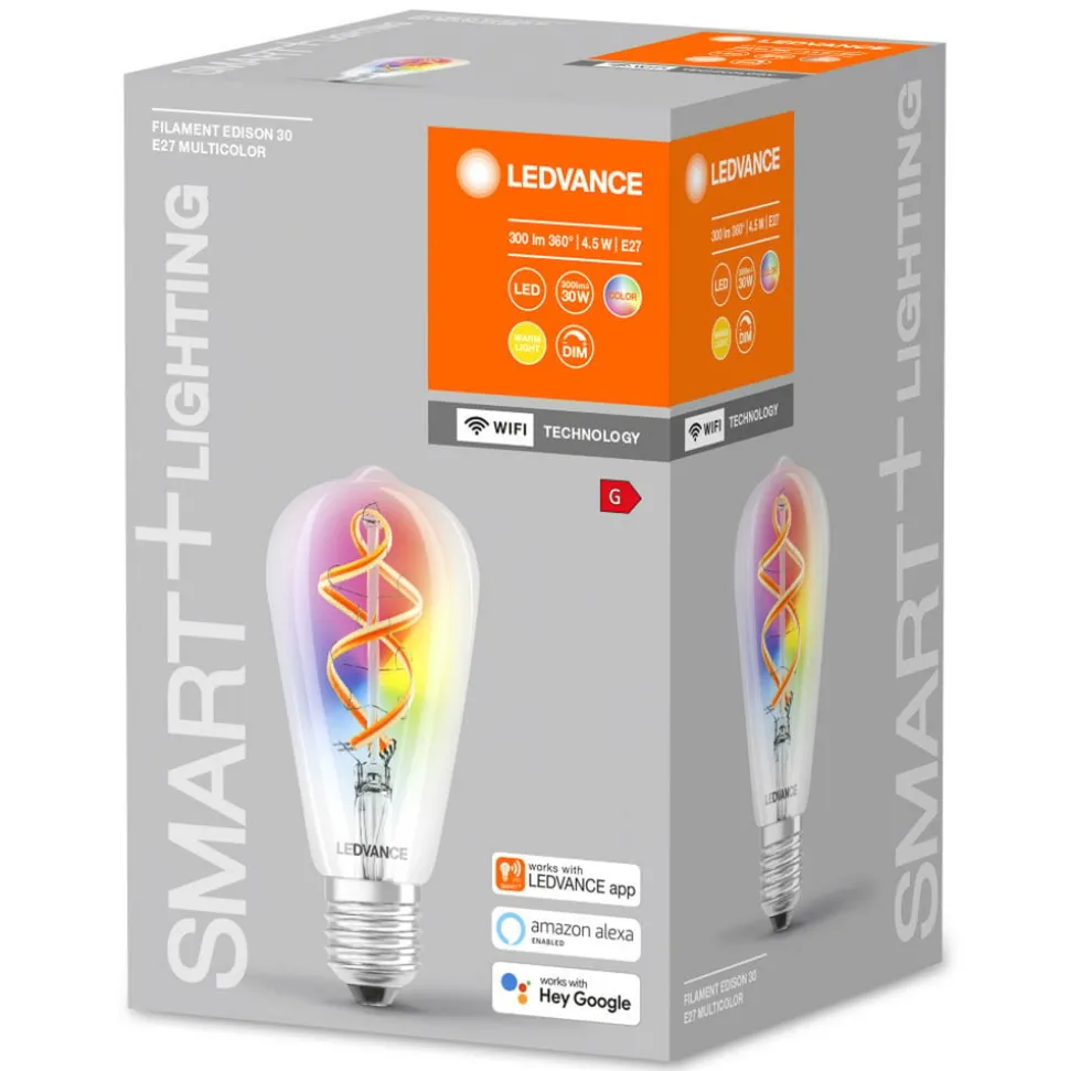LEDVANCE SMART+ WiFi Filament Classic E27 4,5W 827