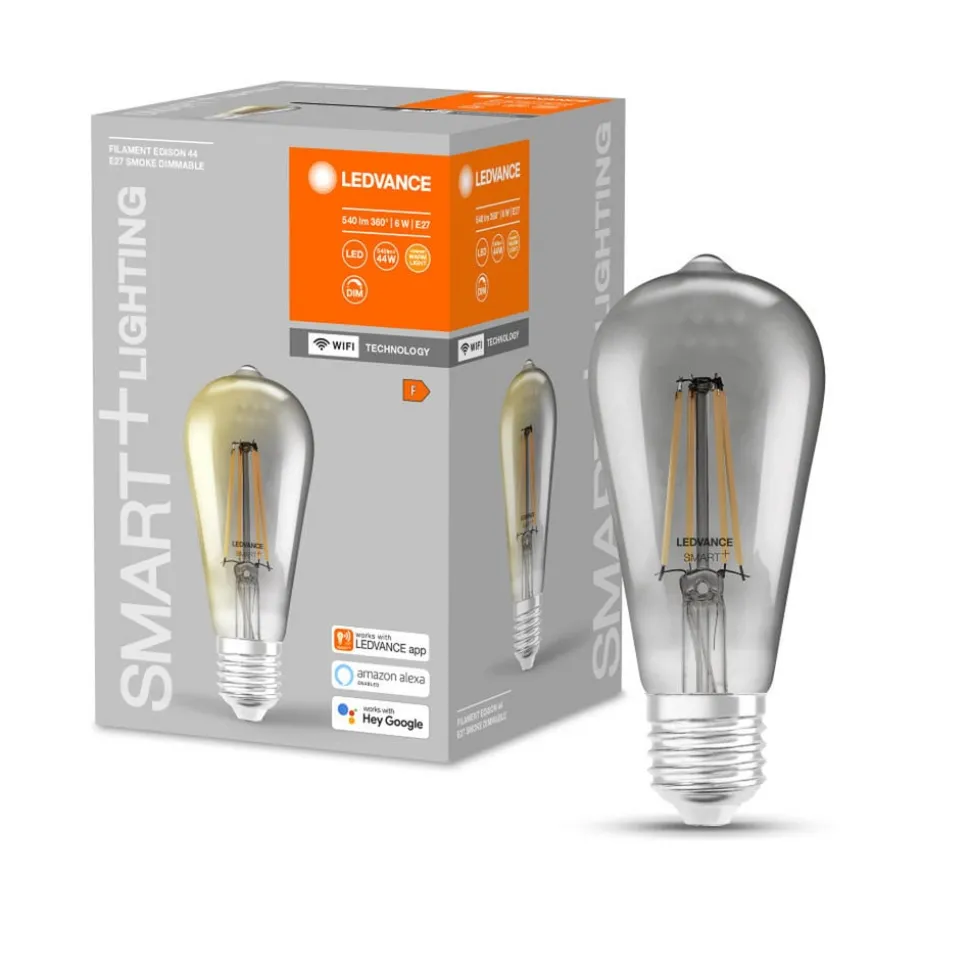LEDVANCE SMART+ WiFi Filament Edison 44 E27 6W 825