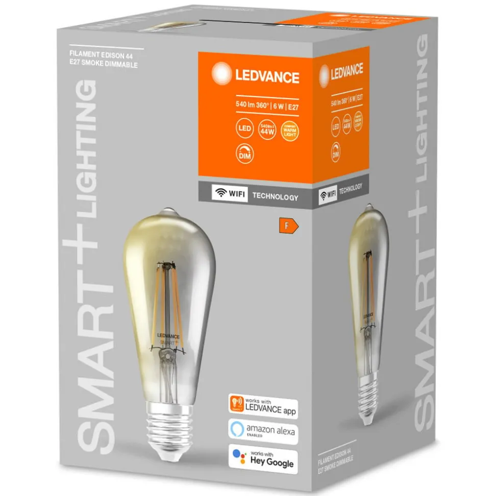 LEDVANCE SMART+ WiFi Filament Edison 44 E27 6W 825