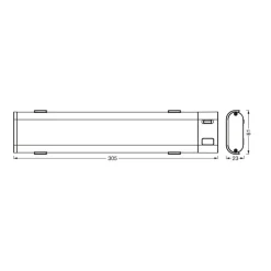 LEDVANCE SMART+ WiFi Linear Slim LED-lampe